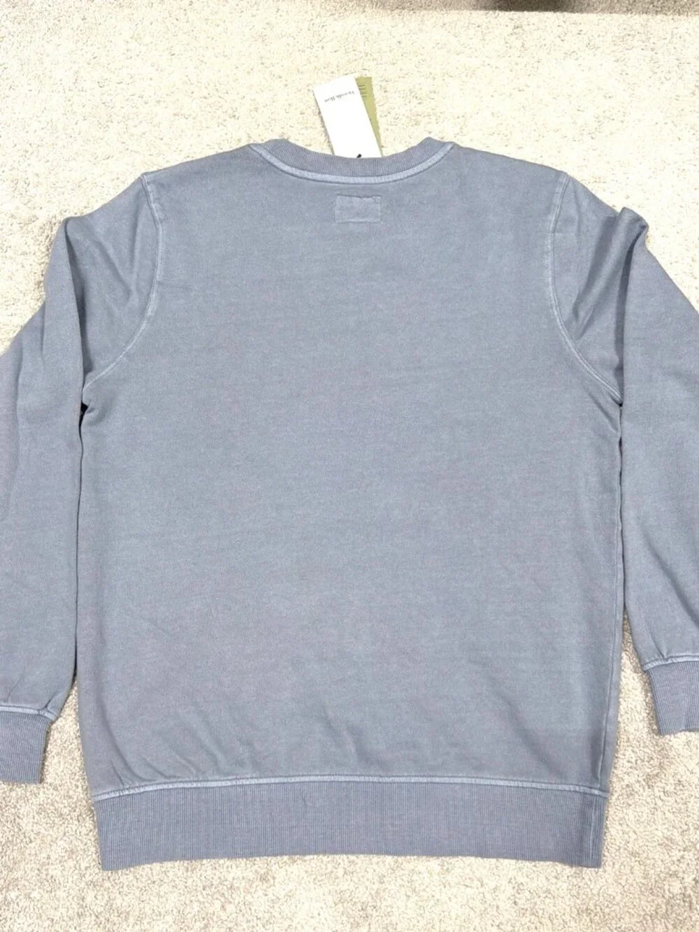 Goodfellow Men's Sweatshirt Size Medium Long Sleeve Pullover Light Blue